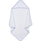 Infant Hooded Towels w/Gingham Trim - Cypress Stitch Company
