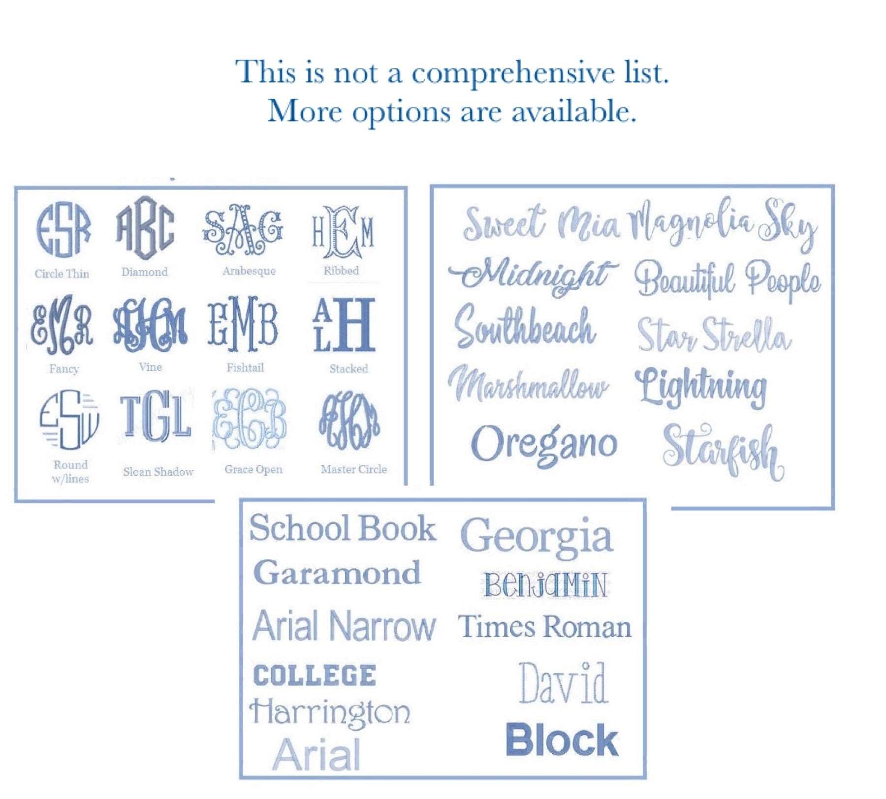 Scribble Name Monogram - Cypress Stitch Company