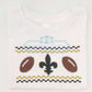 Saints Who Dat Faux Smocked - Cypress Stitch Company