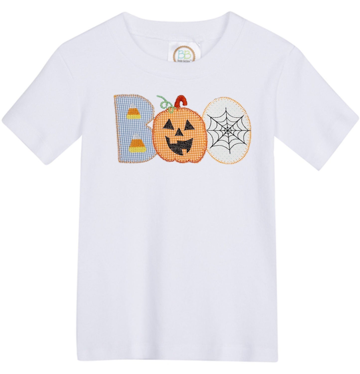 Halloween “Boo” Monogram - Cypress Stitch Company